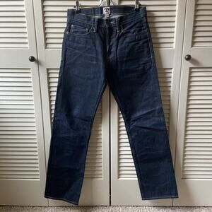 Tellason White Oak Cone Denim Selvedge Blue Jeans Ankara Straight Leg Size 29x32